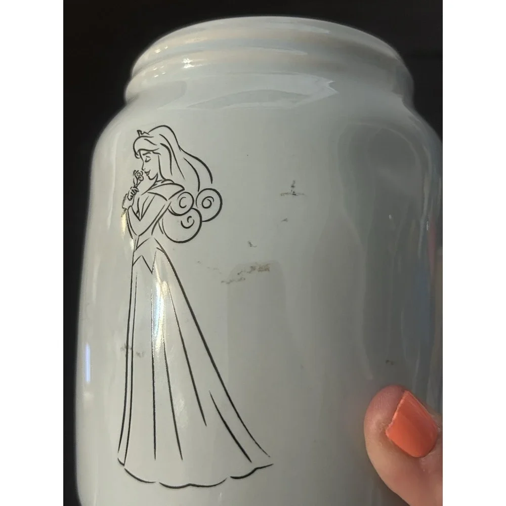 Rae Dunn Disney Sleeping Beauty Aurora Once Upon a Dream Canister — NO LID